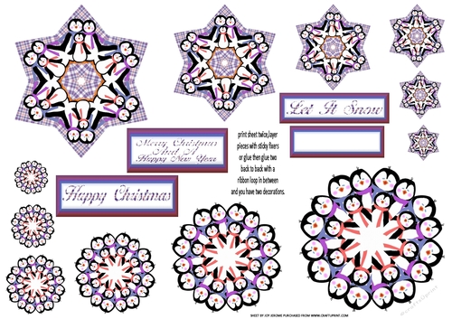 jj christmas penguin medallions 3