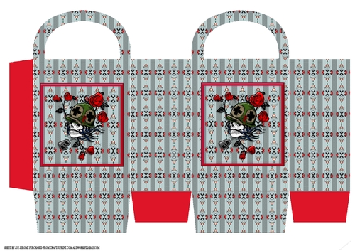 JJ HALLOWEEN SKULL SMALL BAG