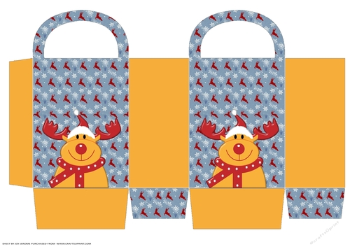 JJ CHRISTMAS RUDOLF SMALL BAG1