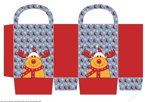 JJ CHRISTMAS RUDOLF SMALL BAG2