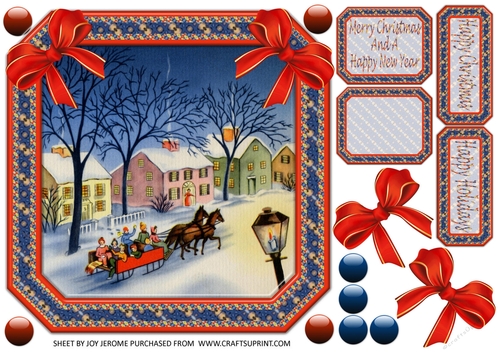 JJ CHRISTMAS SLEIGH RIDE 8X8