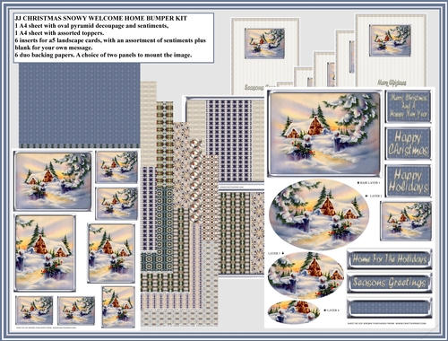 JJ CHRISTMAS SNOWY WELCOME HOME KIT2
