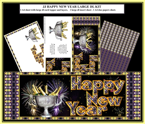  JJ HAPPY NEW YEAR LARGE DL ANY YEAR
