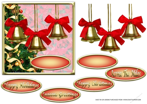 JJ CHRISTMAS BELLS 6X6