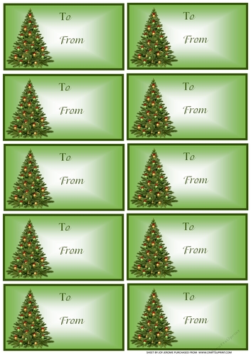 JJ CHRISTMAS TAGS 4 TREE