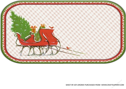 JJ CHRISTMAS SLEIGH HAPPY HOLIDAYS CHRISTMAS VARIOUS PARTNERS INSERT BLANK