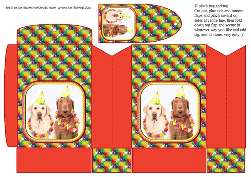 JJ PARTY ANIMALS DOGS PINCHBAG AND TAG2