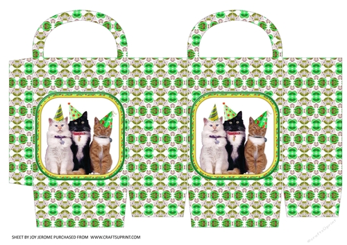 JJ PARTY ANIMALS CATS GIFTBAG