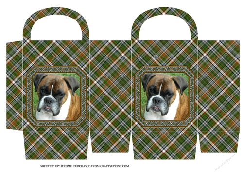 JJ BOXER PUPPY SMALL GIFT BAG