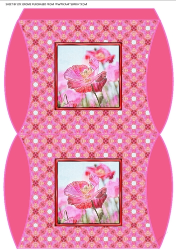 JJ WILD POPPY PILLOW BOX 1