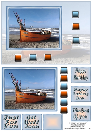 JJ GOING FISHING BIRTHDAY OR FATHERS DAY A5