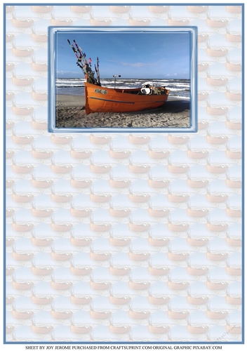  JJ GOING FISHING BIRTHDAY OR FATHERS DAY A5 INSERT BLANK