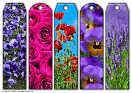 JJ FLORAL BOOKMARKS 3