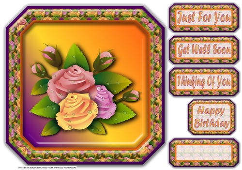 JJ ROSE TRIO 8X8