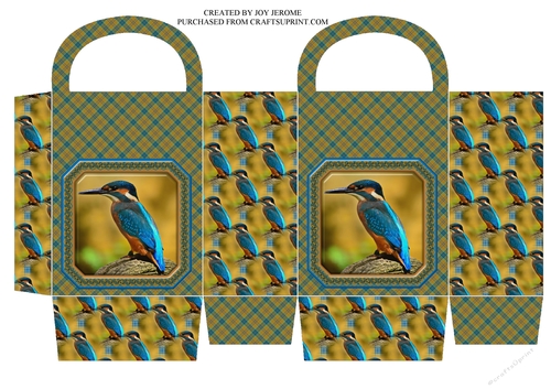 JJ KINGFISHER GIFT BAG