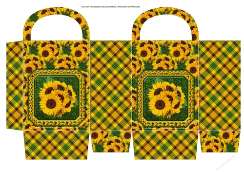  JJ SUNFLOWER GIFT BAG