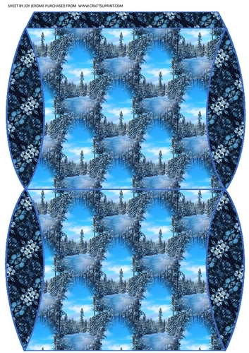 JJ CHRISTMAS BLUE 5 PILLOW BOX 1