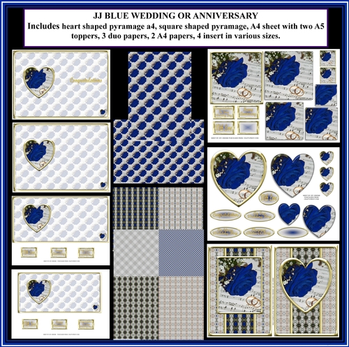 JJ BLUE ROSE WEDDING OR ANNIVERSARY KIT
