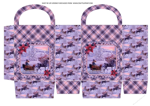 JJ JINGLE ALL THE WAY GIFT BAG