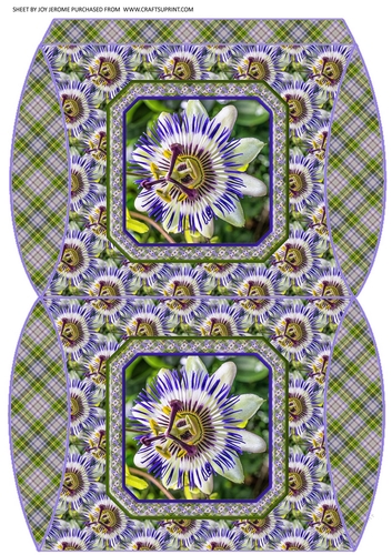  JJ PASSION FLOWER PILLOW BOX