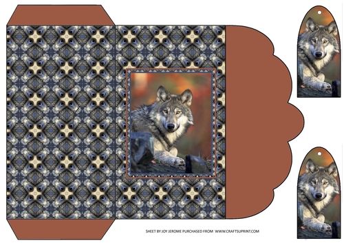 JJ WILD WOLF MONEY WALLET