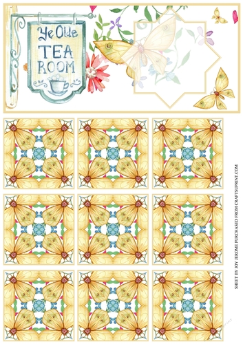 JJ TEA ROOM TEA BAG DL CARD 3
