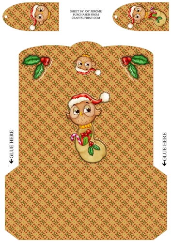 JJ CUTE CHRISTMAS OWL WITH GIFTS MONEY WALLET