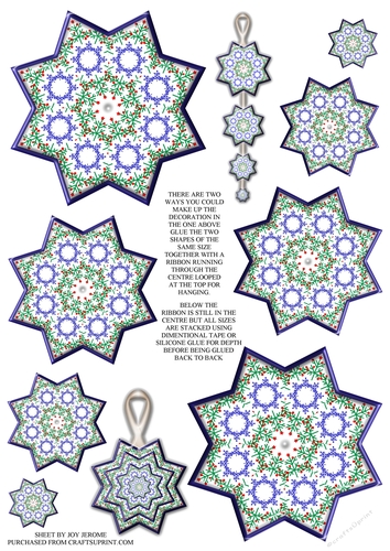 JJ CHRISTMAS STYLISED WREATH DECORATION