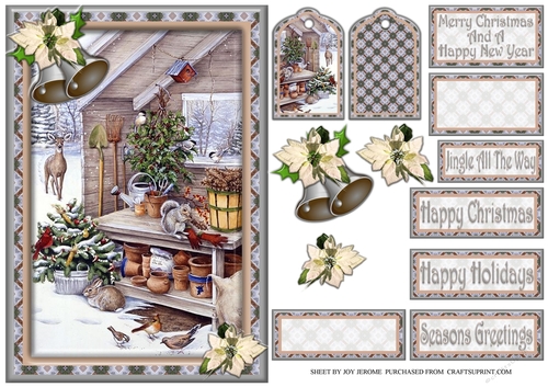 JJ THE CHRISTMAS POTTING SHED A5