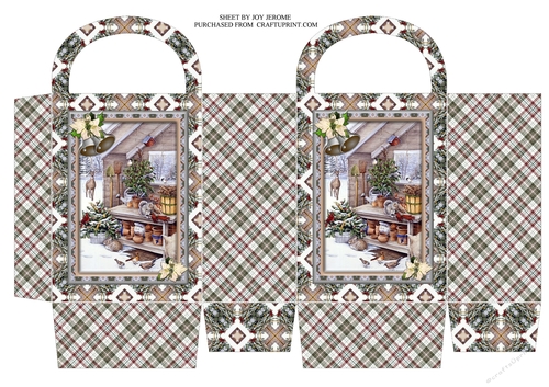 JJ THE CHRISTMAS POTTING SHED GIFT BAG