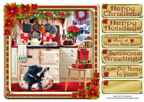 JJ THE CHRISTMAS KITCHEN 8X8