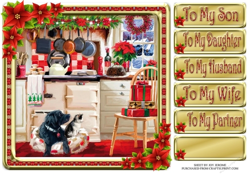 JJ THE CHRISTMAS KITCHEN 8X8 VARIOUS FAMILY1