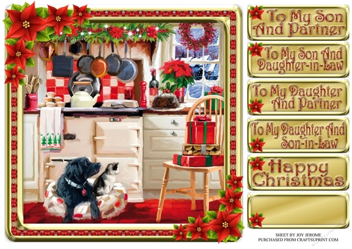 JJ THE CHRISTMAS KITCHEN 8X8 VARIOUS FAMILY2