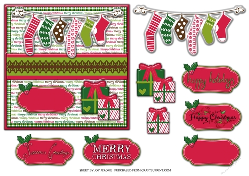 JJ CHRISTMAS STOCKINGS AND GIFTS