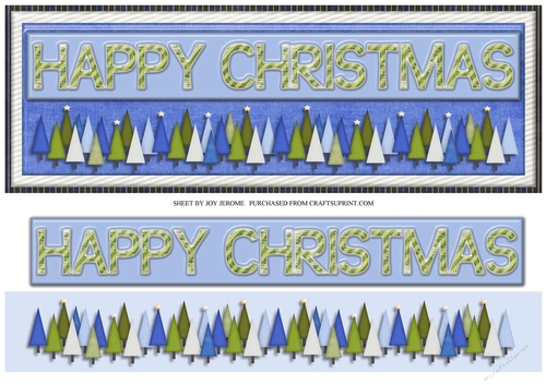 JJ HAPPY CHRISTMAS BLUE LARGE DL