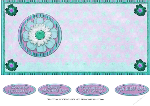 JJ MOTHERS DAY OR BIRTHDAY AND MORE LILAC TEAL 5X5 INSERT.