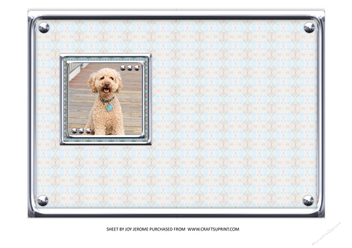 JJ LOVE MY DOG LABRADOODLE 1 5X7 INSERT