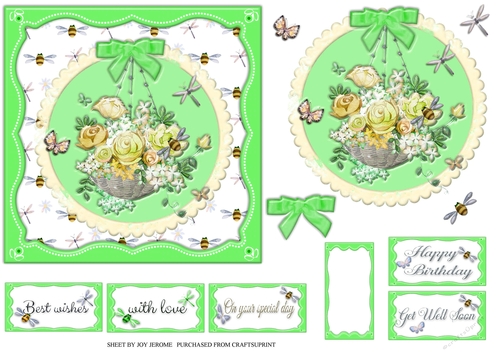JJ HANGING BASKET 6X6 5