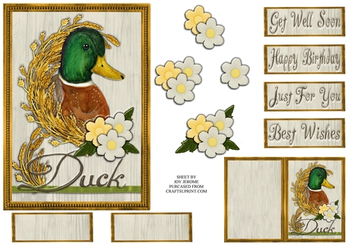  JJ COUNTRY CAPERS 5X7 DUCK