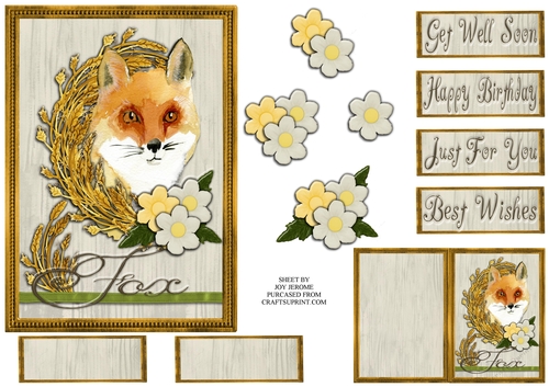 JJ COUNTRY CAPERS 5X7 FOX