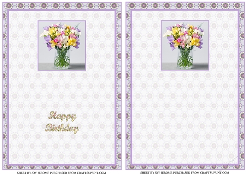  JJ FREESIA A6 TEA BAG CARD 1B INSERTS
