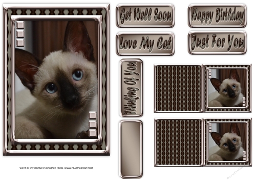 JJ LOVE MY CAT 23 5X7