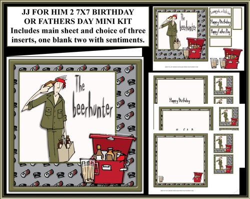 JJ FOR HIM 2 7X7 BIRTHDAY OR FATHERS DAY MINI KIT