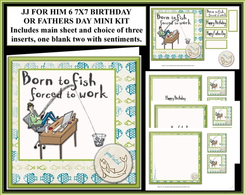 JJ FOR HIM 6 7X7 BIRTHDAY OR FATHERS DAY MINI KIT
