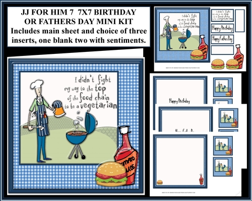 JJ FOR HIM 7 7X7 BIRTHDAY OR FATHERS DAY MINI KIT