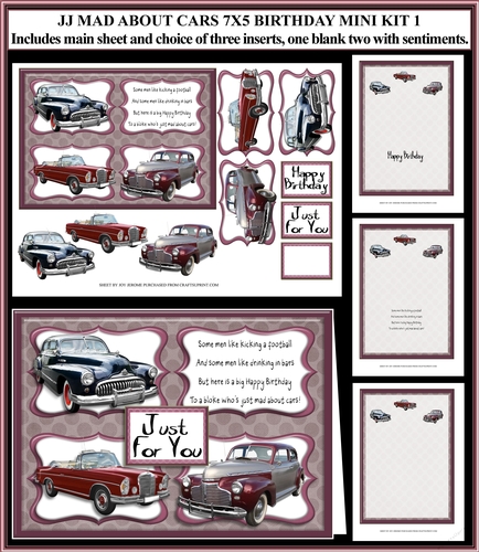  JJ MAD ABOUT CARS 7X5 1