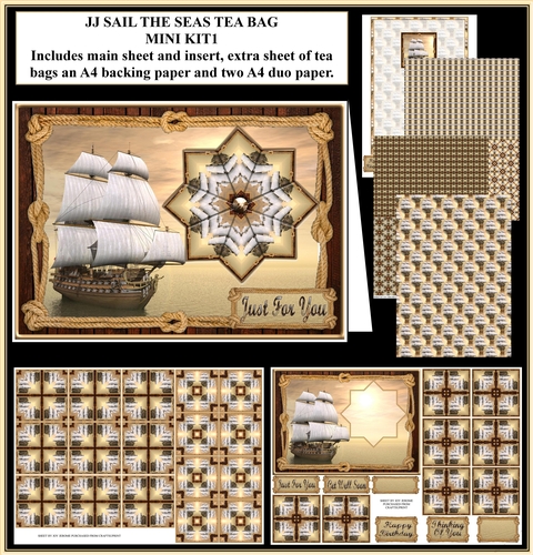  JJ SAIL THE SEAS TEA BAG MINI KIT 1