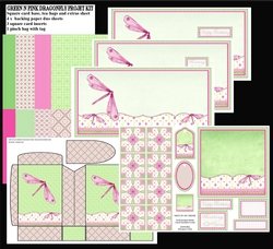 JJ PINK N GREEN DRAGONFLY PROJECT KIT