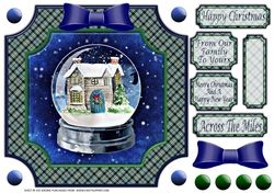JJ COSY HOME SNOW GLOBE 8X8