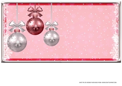 JJ CHRISTMAS RED BAUBLES 6X6 INSERT